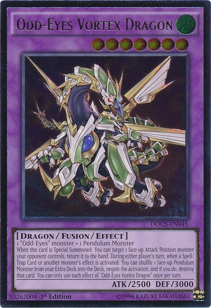 Odd-Eyes Vortex Dragon (UTR) [DOCS-EN045] Ultimate Rare | Black Swamp Games