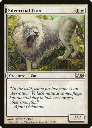 Silvercoat Lion [Magic 2013] | Black Swamp Games