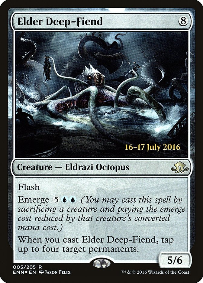 Elder Deep-Fiend  [Eldritch Moon Prerelease Promos] | Black Swamp Games