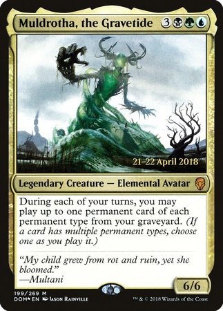 Muldrotha, the Gravetide [Dominaria Promos] | Black Swamp Games