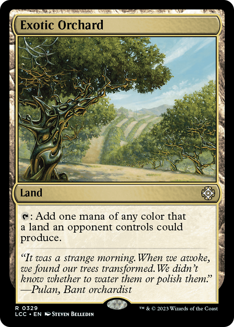 Exotic Orchard [The Lost Caverns of Ixalan Commander] | Black Swamp Games