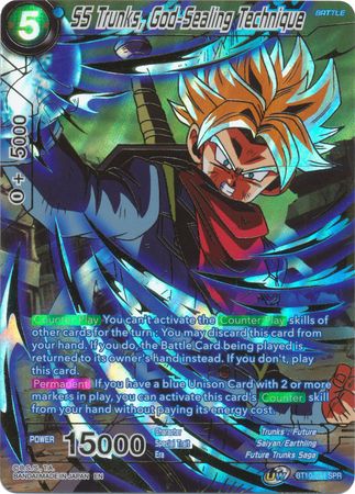 SS Trunks, God-Sealing Technique (SPR) (BT10-044) [Rise of the Unison Warrior 2nd Edition] | Black Swamp Games