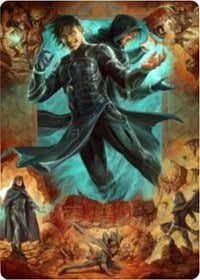 Jace, Mirror Mage 2 Art Card [Zendikar Rising Art Series] | Black Swamp Games
