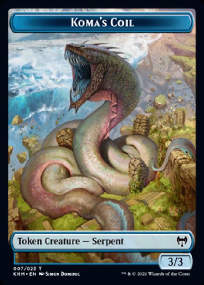 Koma's Coil Token [Kaldheim] | Black Swamp Games