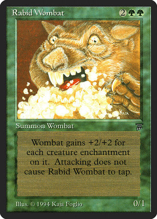 Rabid Wombat [Legends] | Black Swamp Games