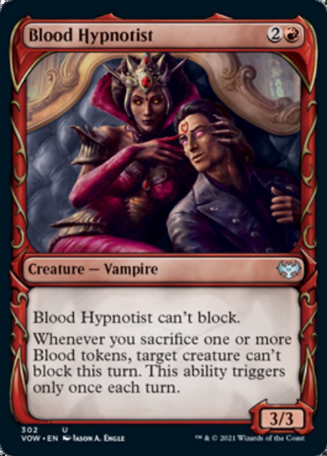 Blood Hypnotist (Showcase Fang Frame) [Innistrad: Crimson Vow] | Black Swamp Games