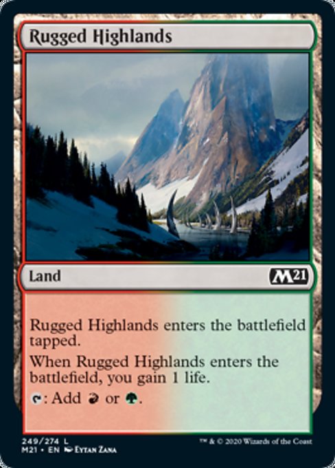 Rugged Highlands [Core Set 2021] | Black Swamp Games