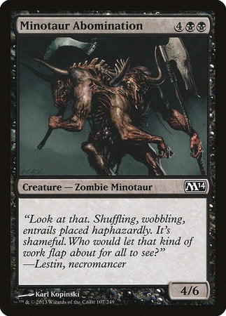 Minotaur Abomination [Magic 2014] | Black Swamp Games