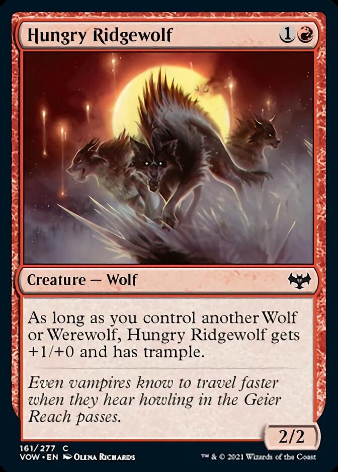 Hungry Ridgewolf [Innistrad: Crimson Vow] | Black Swamp Games