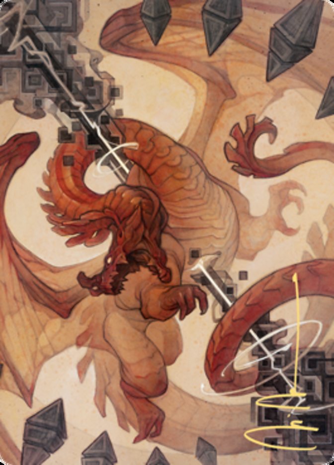 Soul Shatter Art Card (Gold-Stamped Signature) [Zendikar Rising Art Series] | Black Swamp Games
