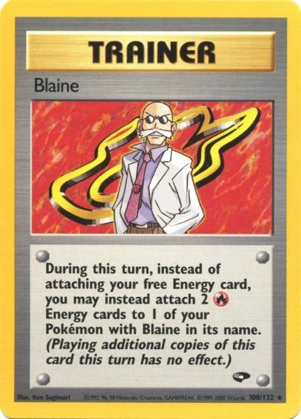 Blaine (100/132) [Gym Challenge Unlimited] | Black Swamp Games