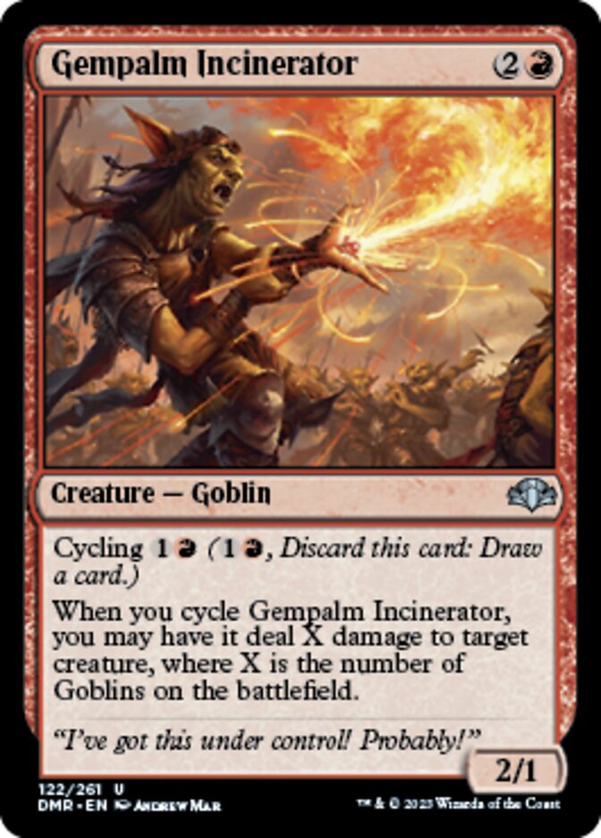 Gempalm Incinerator [Dominaria Remastered] | Black Swamp Games