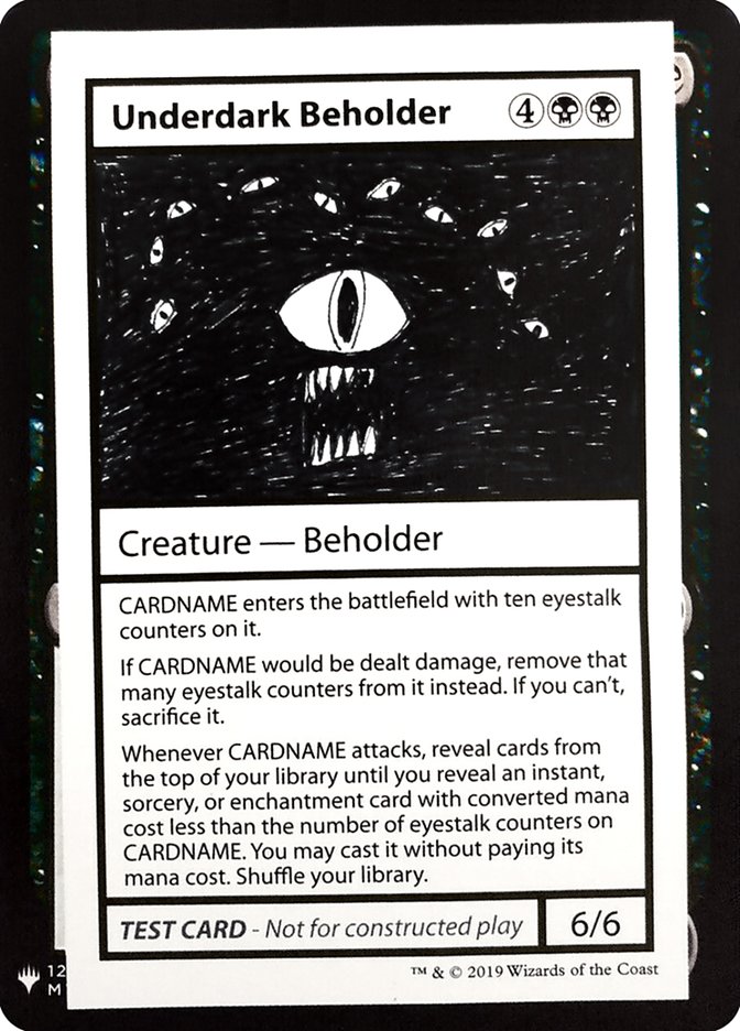 Underdark Beholder [Mystery Booster Playtest Cards] | Black Swamp Games