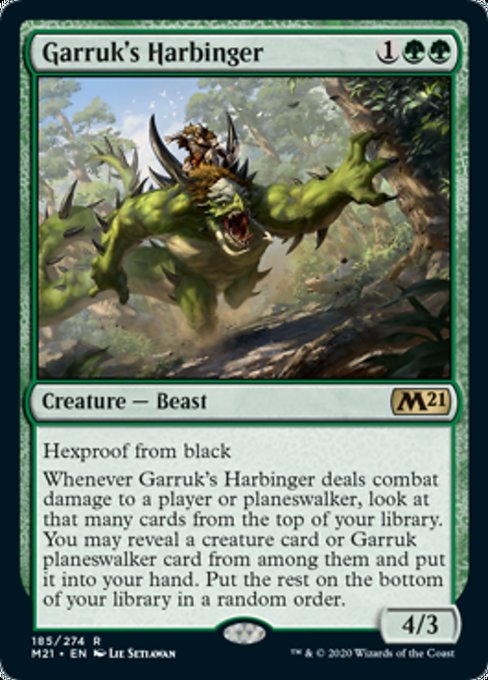 Garruk's Harbinger [Core Set 2021] | Black Swamp Games