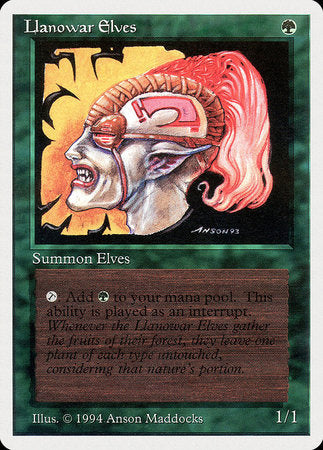 Llanowar Elves [Summer Magic / Edgar] | Black Swamp Games
