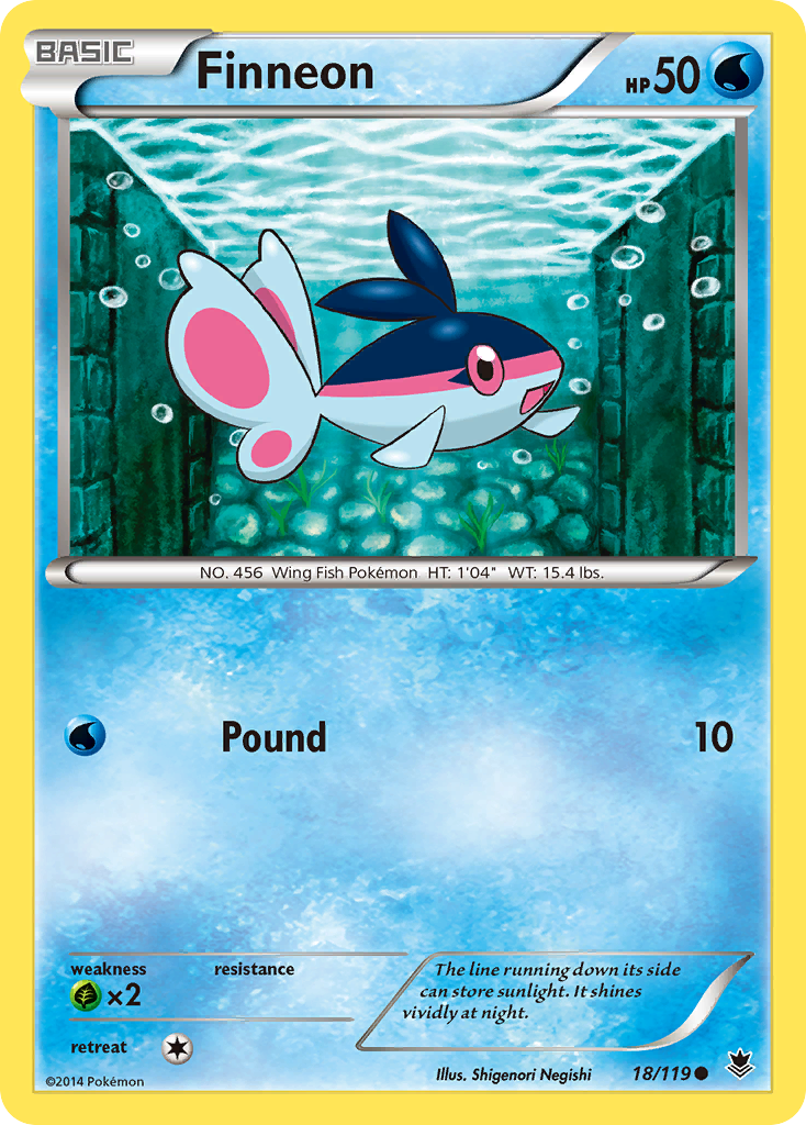 Finneon (18/119) [XY: Phantom Forces] | Black Swamp Games
