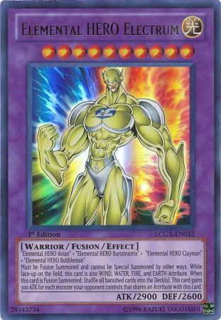 Elemental HERO Electrum [LCGX-EN052] Ultra Rare | Black Swamp Games