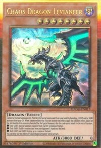 Chaos Dragon Levianeer (Alternate Art) [MAGO-EN017] Gold Rare | Black Swamp Games