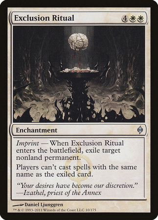 Exclusion Ritual [New Phyrexia] | Black Swamp Games