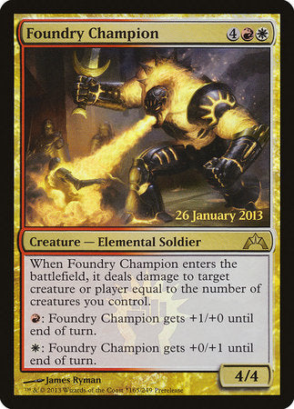 Foundry Champion [Gatecrash Promos] | Black Swamp Games