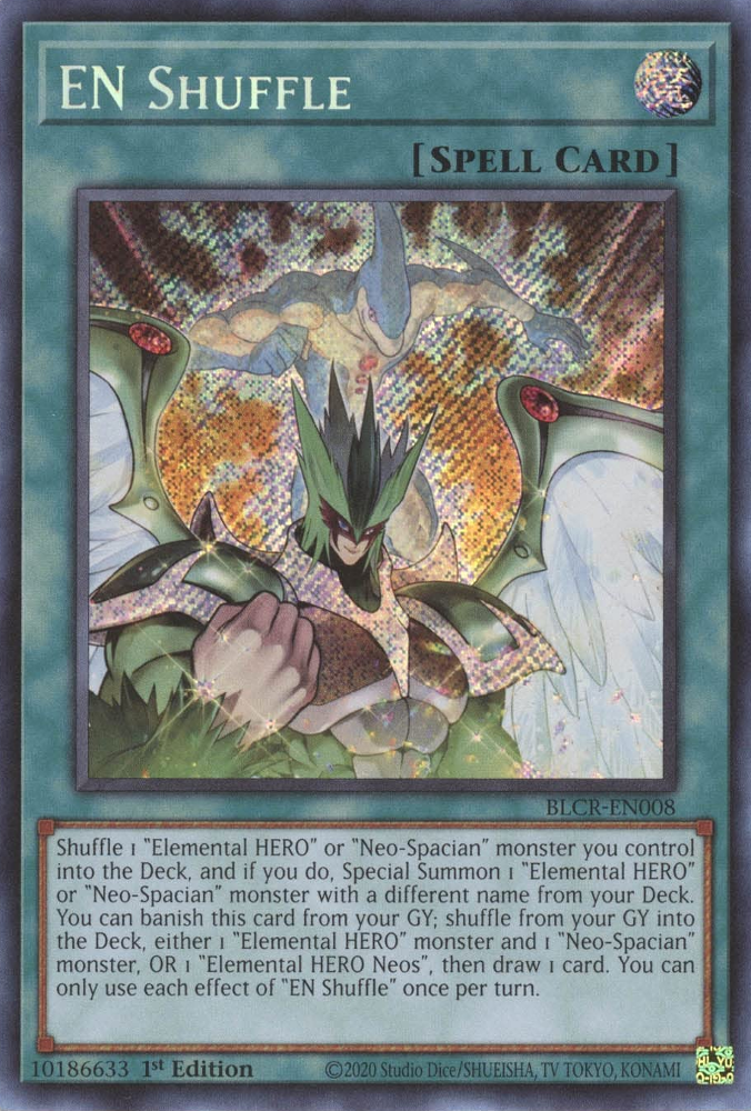 EN Shuffle [BLCR-EN008] Secret Rare | Black Swamp Games