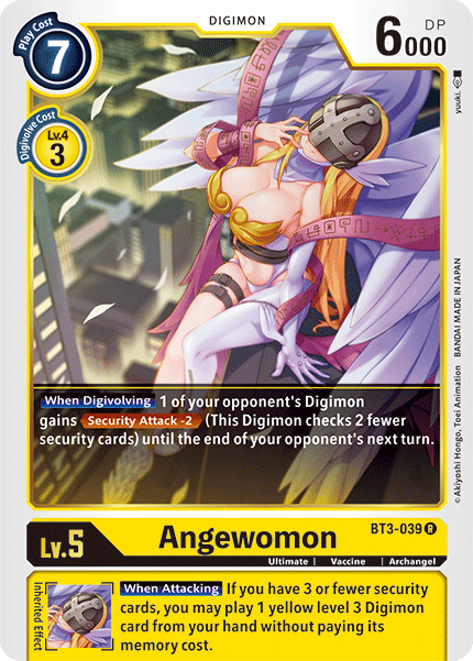 Angewomon [BT3-039] [Release Special Booster Ver.1.5] | Black Swamp Games