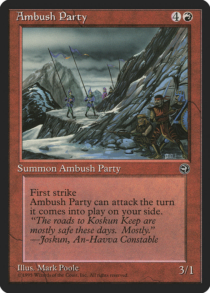 Ambush Party (Joskun Flavor Text) [Homelands] | Black Swamp Games