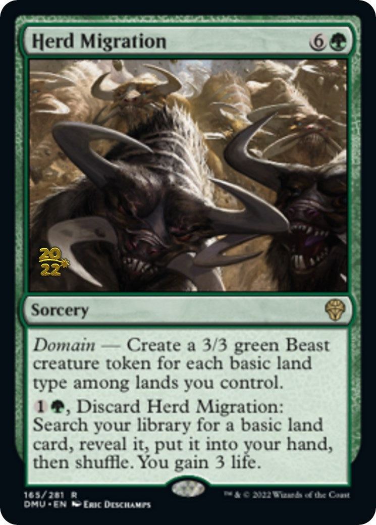 Herd Migration [Dominaria United Prerelease Promos] | Black Swamp Games