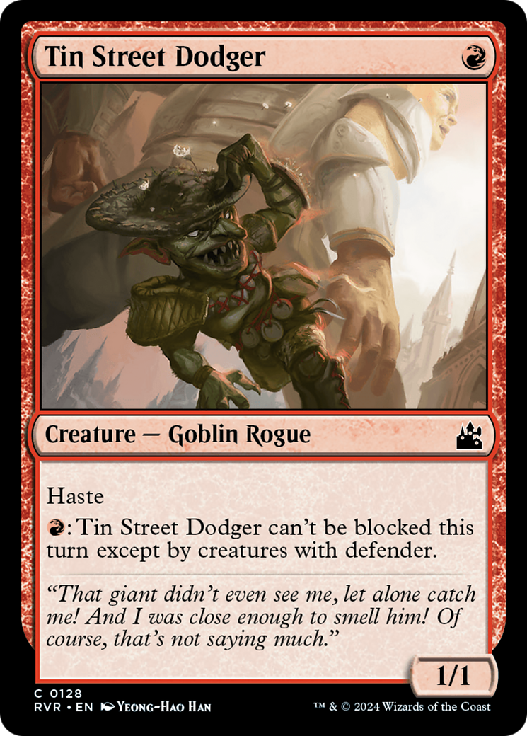 Tin Street Dodger [Ravnica Remastered] | Black Swamp Games