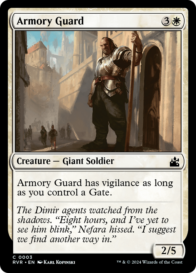 Armory Guard [Ravnica Remastered] | Black Swamp Games