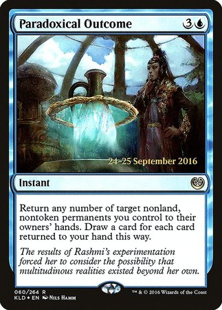 Paradoxical Outcome [Kaladesh Promos] | Black Swamp Games