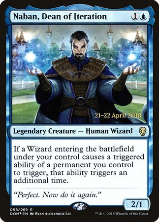 Naban, Dean of Iteration [Dominaria Promos] | Black Swamp Games