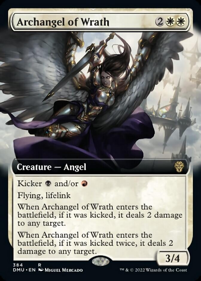 Archangel of Wrath (Extended Art) [Dominaria United] | Black Swamp Games