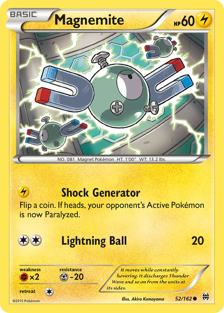 Magnemite (52/162) [XY: BREAKthrough] | Black Swamp Games