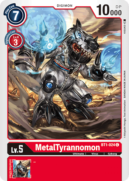 MetalTyrannomon [BT1-024] [Release Special Booster Ver.1.0] | Black Swamp Games