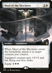 Maul of the Skyclaves (Extended Art) [Zendikar Rising] | Black Swamp Games