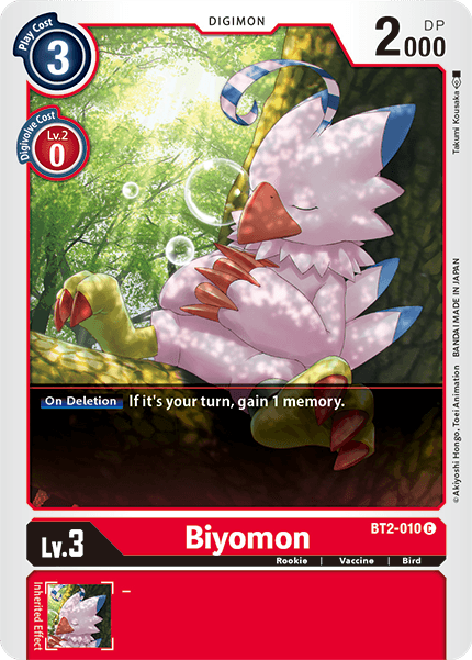 Biyomon [BT2-010] [Release Special Booster Ver.1.5] | Black Swamp Games
