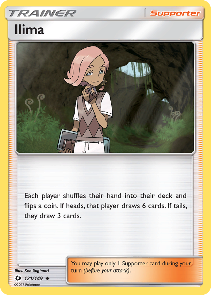 Ilima (121/149) [Sun & Moon: Base Set] | Black Swamp Games