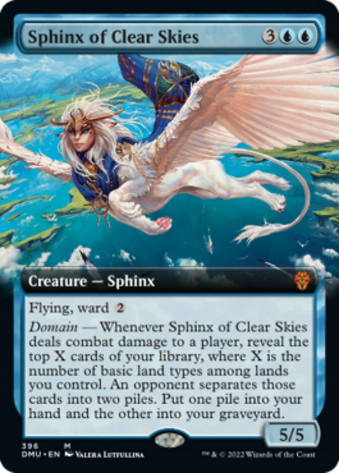 Sphinx of Clear Skies (Extended Art) [Dominaria United] | Black Swamp Games