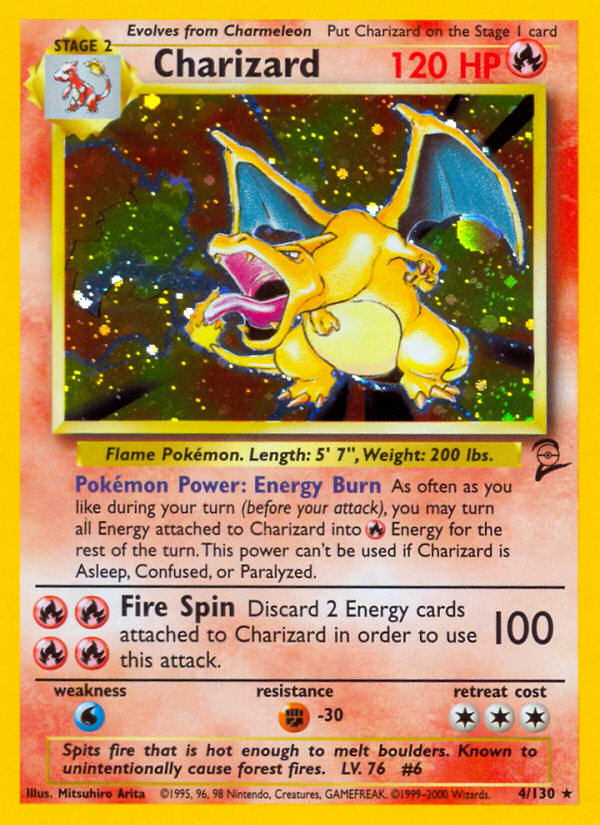 Charizard (4/130) [Base Set 2] | Black Swamp Games