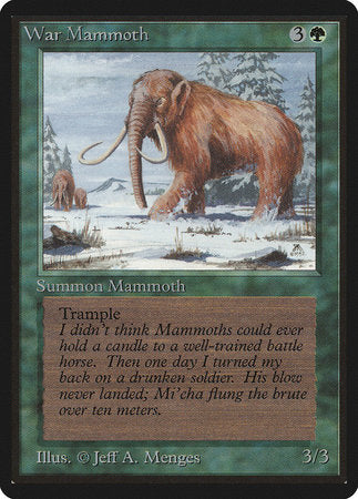 War Mammoth [Limited Edition Beta] | Black Swamp Games