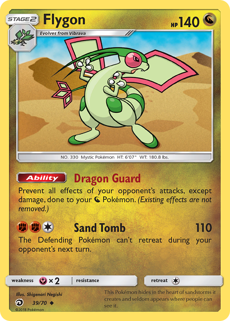 Flygon (39/70) [Sun & Moon: Dragon Majesty] | Black Swamp Games