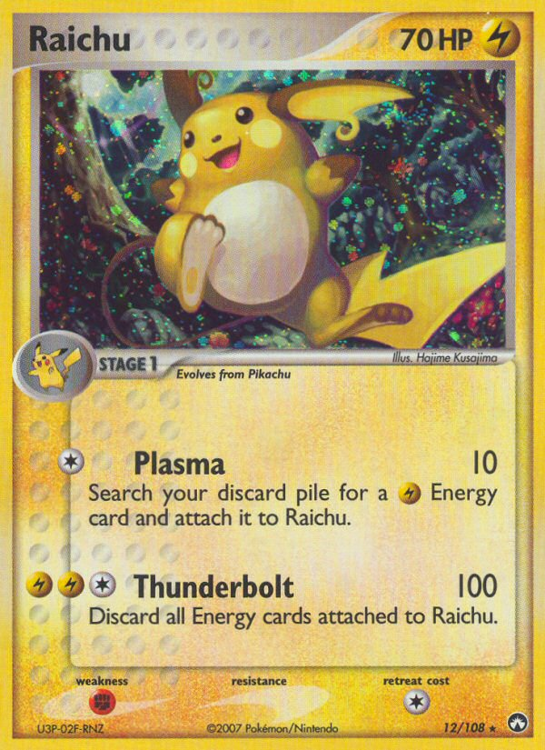 Raichu (12/108) [EX: Power Keepers] | Black Swamp Games