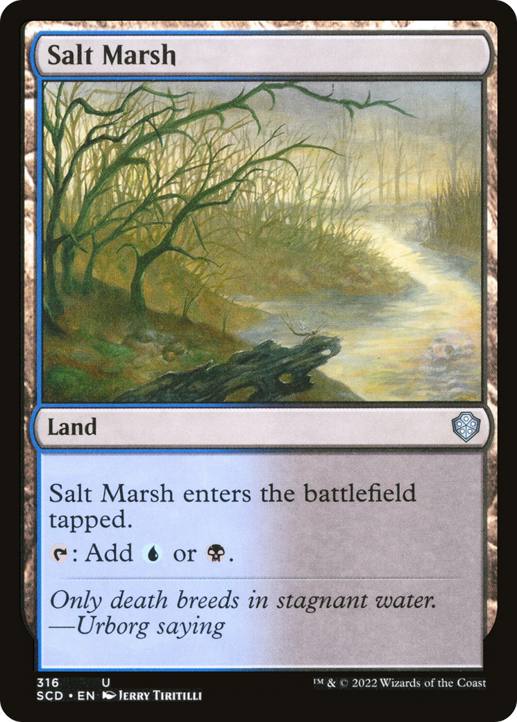 Salt Marsh [Starter Commander Decks] | Black Swamp Games