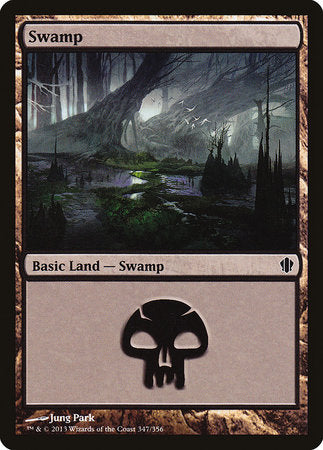 Swamp (347) [Commander 2013] | Black Swamp Games