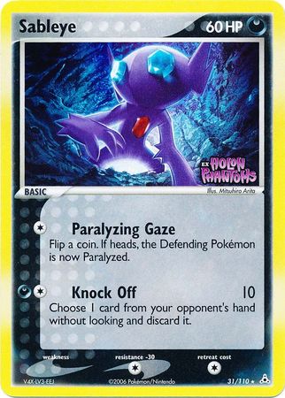 Sableye (31/110) (Stamped) [EX: Holon Phantoms] | Black Swamp Games