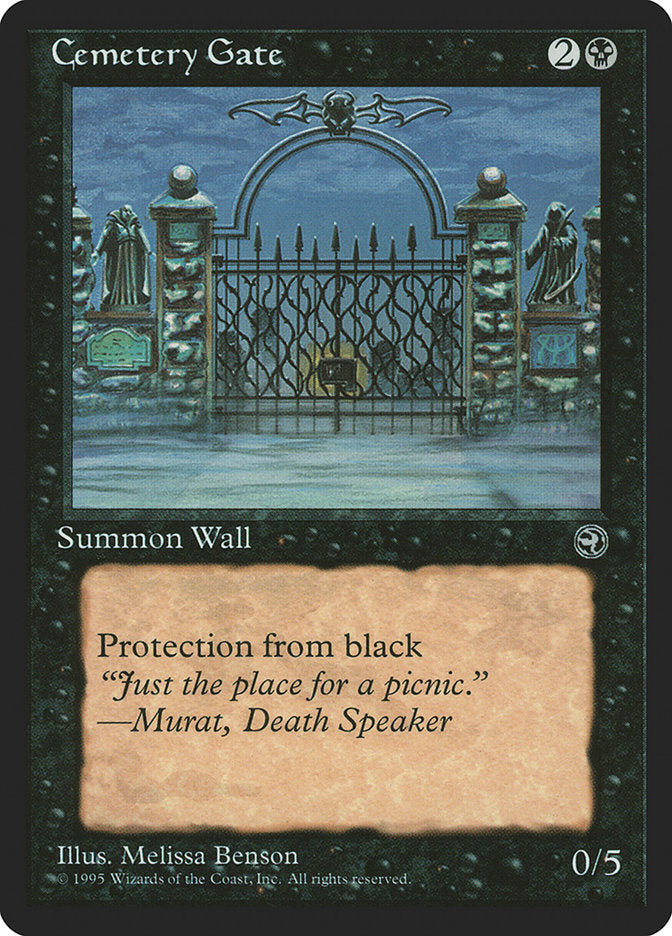 Cemetery Gate (Murat Flavor Text) [Homelands] | Black Swamp Games