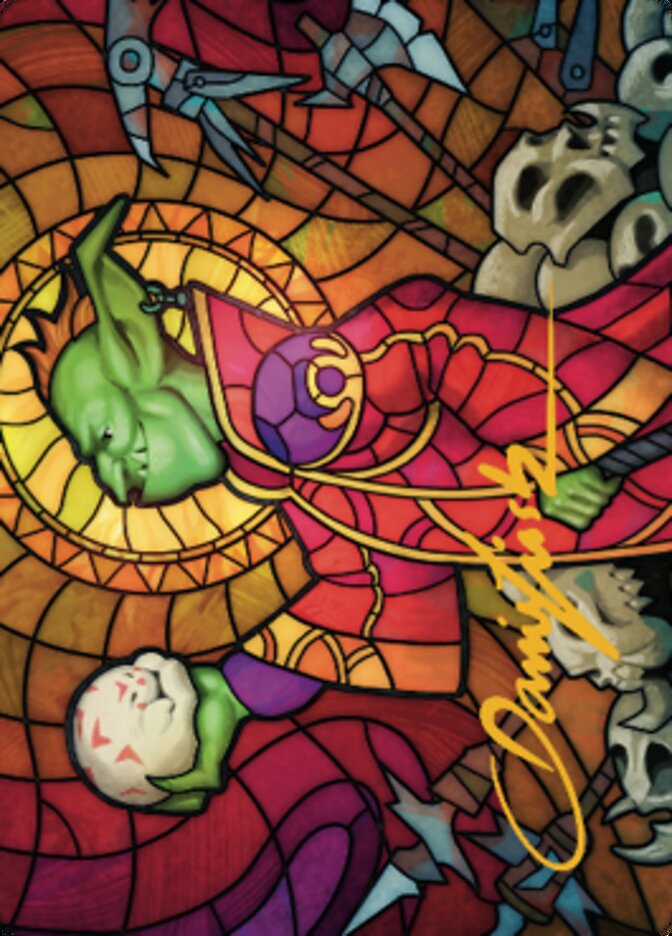 Squee, Dubious Monarch Art Card (Gold-Stamped Signature) [Dominaria United Art Series] | Black Swamp Games