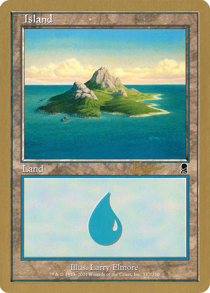 Island (shh337) (Sim Han How) [World Championship Decks 2002] | Black Swamp Games