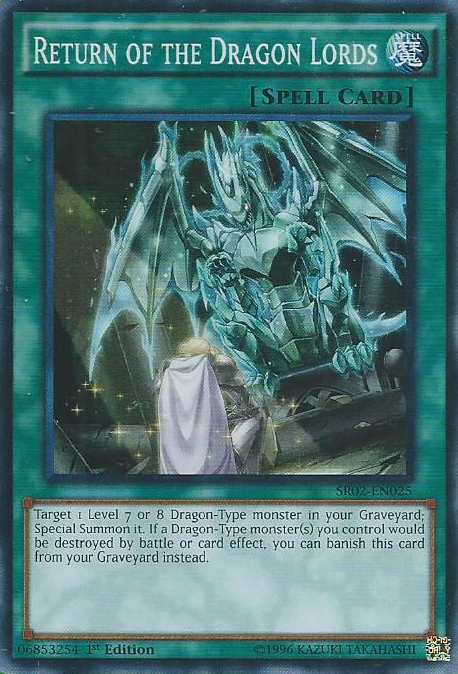 Return of the Dragon Lords [SR02-EN025] Super Rare | Black Swamp Games